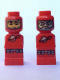 LEGO 85863pb043 Microfig Meteor Strike Astronaut Red