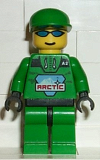 LEGO arc007 Arctic - Green, Green Cap