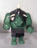 LEGO cas364 Fantasy Era - Troll, Sand Green with 5 White Horns