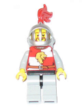 LEGO cas444 Kingdoms - Lion Knight Quarters, Helmet with Fixed Grille, Brown Beard Rounded