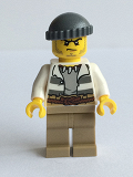 LEGO cty0515 Swamp Police - Crook Male with Dark Bluish Gray Knit Cap