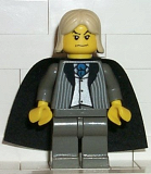 LEGO hp018 Lucius Malfoy, Dark Gray Suit Torso, Dark Gray Legs