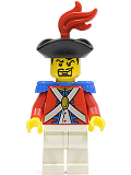 LEGO pi085 Imperial Soldier II - Officer with Red Plume