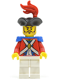 LEGO pi119 Imperial Soldier II - Officer with Red Plume, Long Moustache