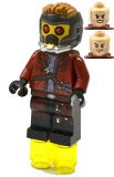 LEGO sh127 Star-Lord - Mask, Open Jacket