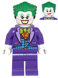 LEGO sh206 The Joker - Blue Vest, Dual Sided Head