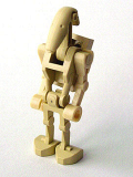 LEGO sw001a Battle Droid Tan with Back Plate