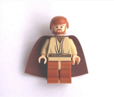 LEGO sw135 Obi-Wan Kenobi, Dark Orange Legs